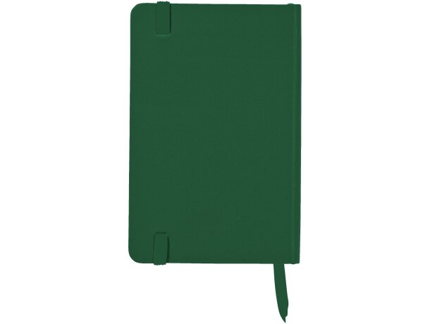 Libreta A6 tapas lisas Verde caza detalle 7