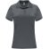 Polo deportivo de manga corta para mujer Monzha Roly Plomo
