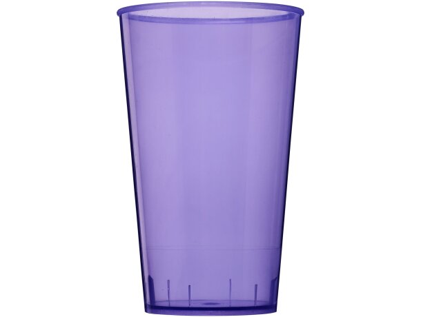 Vaso de plástico de 375 ml Arena Morado transparente detalle 14