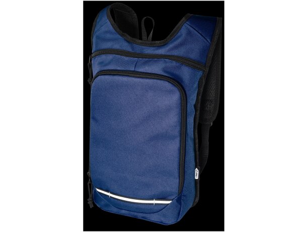 Mochila exterior GRS RPET Trails 6,5L certificada sostenible Azul marino detalle 12