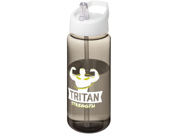 Bidón deportivo con tapa con boquilla de 600 ml H2O Active® Octave Tritan™ con logo