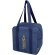 Bolsa nevera 5L Recanvas de algodón y poliéster reciclado GRS Azul marino detalle 5