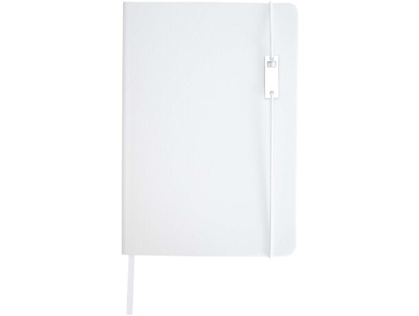 Set libreta A5 y rollerball Legato Elegance certificado RCS Blanco/negro intenso detalle 23