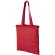 Bolsa Tote de Algodón "madras" personalizada roja