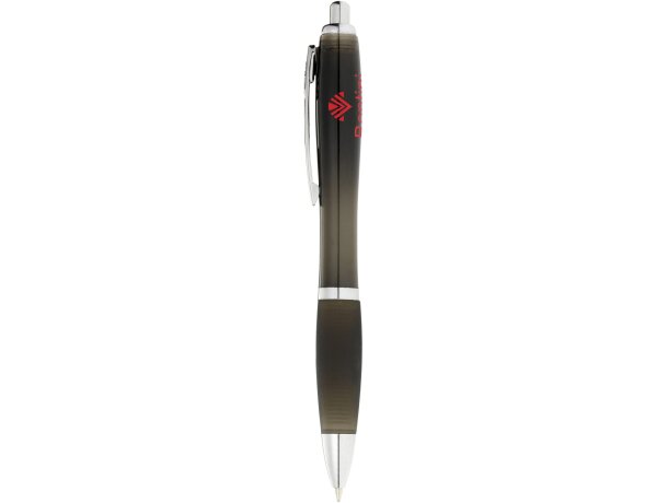 Bolígrafo con agarre en tinta negra grabado