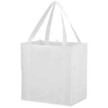 Bolsa con asas dobles reforzadas personalizada blanca Bolsa con asas dobles reforzadas personalizada blanca