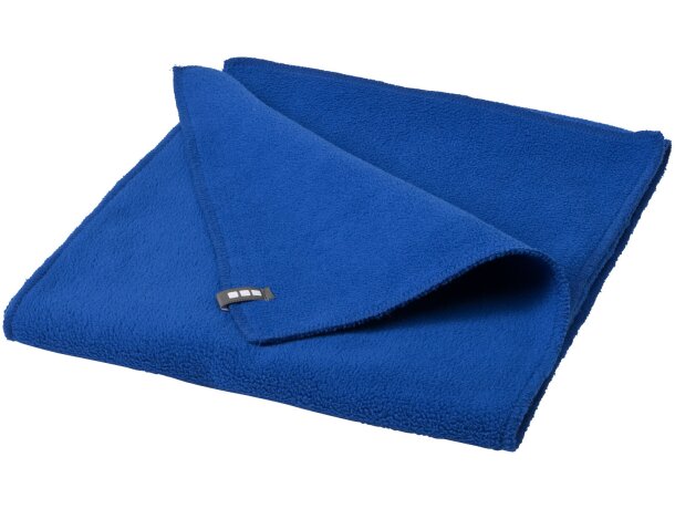 Bufanda polar de colores Azul real detalle 9