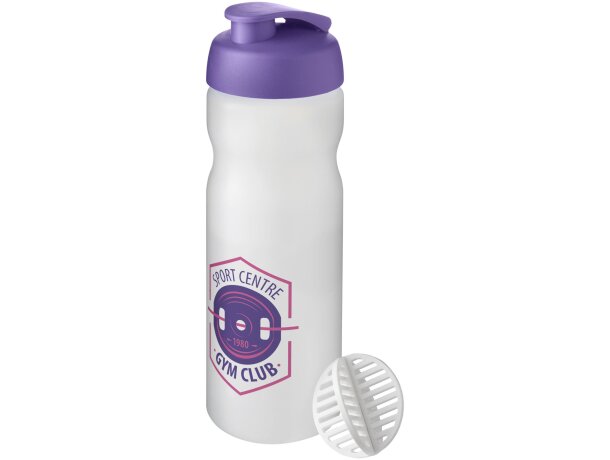 Bidón mezclador de 650ml Baseline Plus Morado/transparente escarchado detalle 3