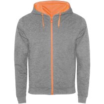 Chaqueta sudadera Roly Fuji con detalles flúor