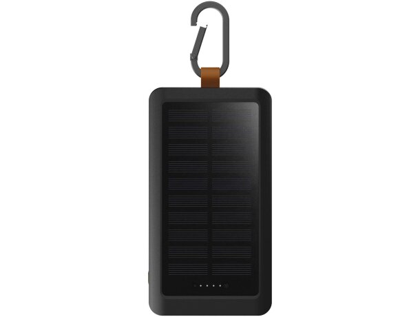 Batería externa solar Xtorm Go2 con panel y lámpara integrada Carbón detalle 2