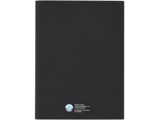 Organizador Liberto con soporte móvil y papel reciclado FSC Negro intenso detalle 15