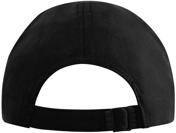 Gorra sandwich reciclada de 6 paneles Cool Fit GRS Morion Negro intenso detalle 19