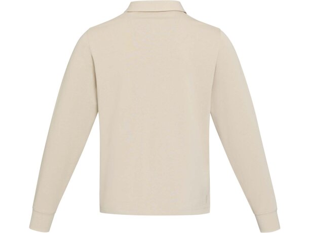 Sudadera polo rugby unisex Clyde algodón orgánico 280 g/m² detalle 14