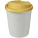 Vaso reciclado de 250 ml con tapa antigoteo Americano® Espresso Eco Blanco/amarillo