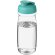 H2O Active® Pulse Bidón deportivo con Tapa Flip de 600 ml Transparente/azul aqua