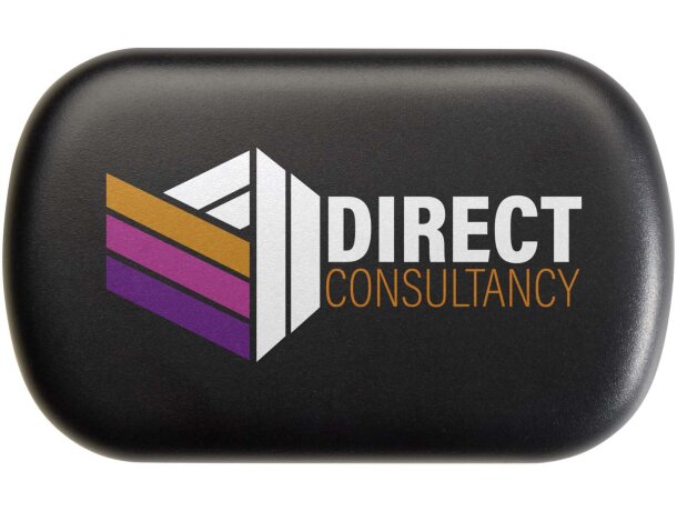 Tapones oídos Hush silicona reciclada tres tamaños Negro intenso detalle 1