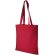 Bolsa Tote de algodón orgánico GOTS de 140 g/m² Orissa Rojo