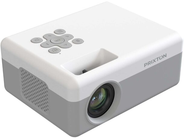 Proyector Prixton Mini Pro Cinema con puerto HDMI y altavoz Azul/blanco detalle 7