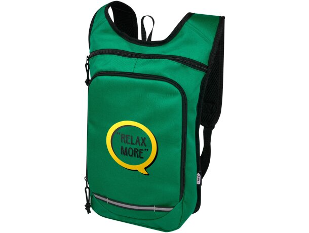 Mochila exterior GRS RPET Trails 6,5L certificada sostenible Verde detalle 36