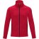 Chaqueta polar para hombre Zelus con cremallera reversible Rojo detalle 8