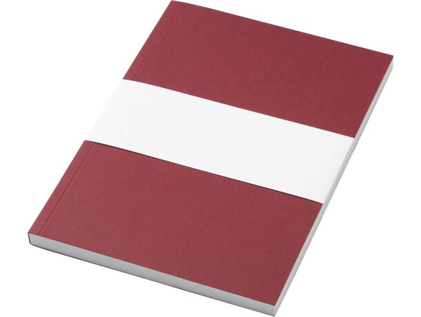 Cuaderno Novella Austen A5 tapa blanda 100 hojas papel FSC Rojo detalle 6