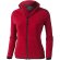 Chaqueta de forro con cremallera completa de mujer Brossard Rojo