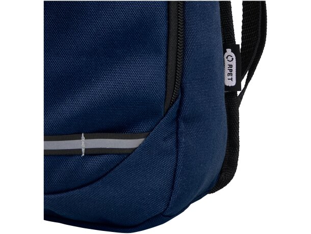 Mochila exterior GRS RPET Trails 6,5L certificada sostenible Azul marino detalle 14