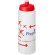 Baseline® Plus Bidón deportivo con tapa de 750 ml Transparente/rojo detalle 2