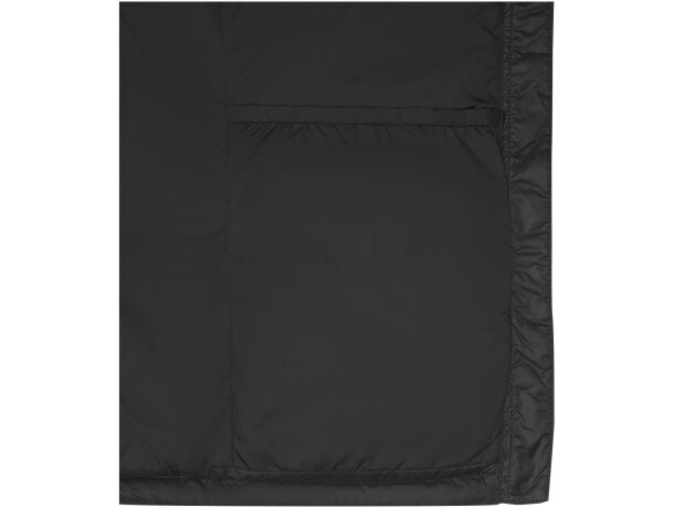 Chaqueta aislante reciclada GRS Petalite para mujer Negro intenso detalle 21