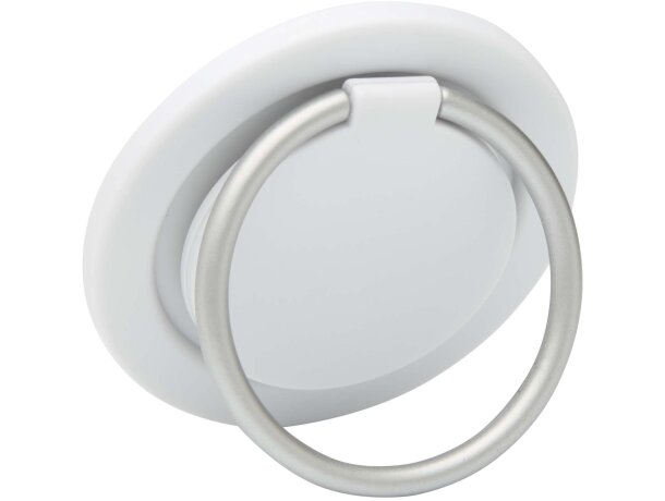 Soporte magnético para smartphone Albali de plástico reciclado Blanco detalle 4