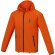Chaqueta ligera impermeable hombre Dinlas con capucha enrollable Naranja detalle 7