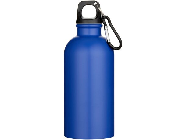 Botella de agua Oregon 400ml con acero inoxidable reciclado RCS Azul real detalle 5