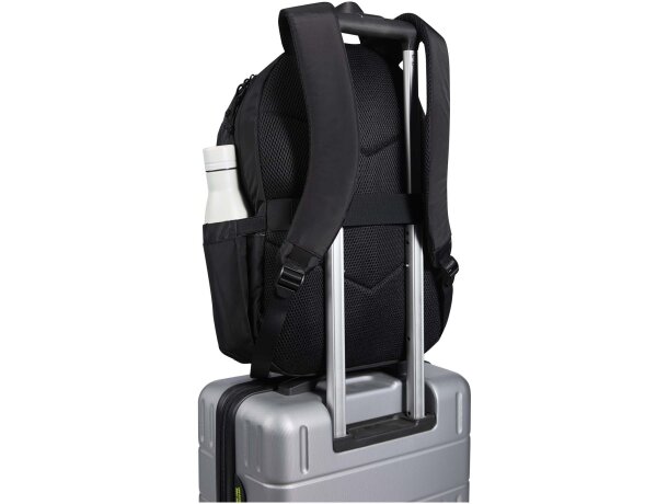 Mochila portátil Puffer 15,6 sostenible 18L Negro intenso detalle 4