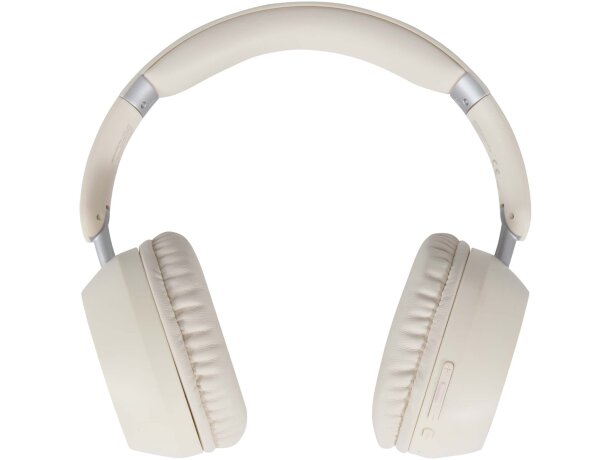 Auriculares ANC y ENC plegables plástico reciclado Hoggar Blanco detalle 6