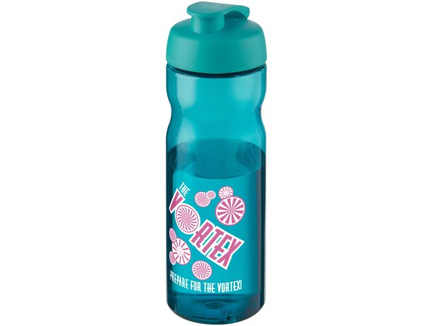 H2O Active® Base Bidón deportivo con Tapa Flip de 650 ml personalizada