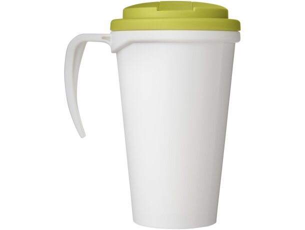 Brite-Americano® Grande taza 350 ml mug con tapa antigoteo grabado