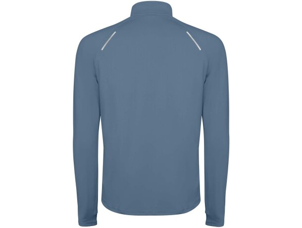 Sudadera técnica hombre Estambul con media cremallera Roly detalle 18