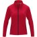 Chaqueta polar mujer Zelus con microforro 140 g/m² Rojo detalle 8