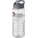 H2O Active® Treble Bidón deportivo con tapa con boquilla de 750 ml Transparente/gris tormenta detalle 2