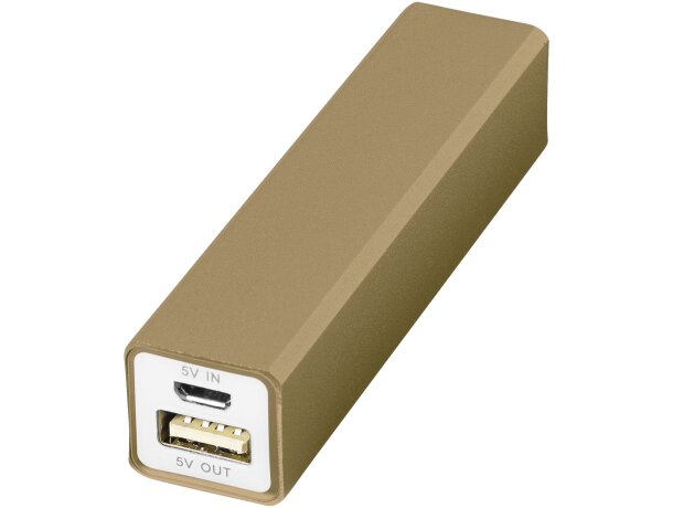 Powerbank portatil de 2200mah Volt Dorado detalle 4