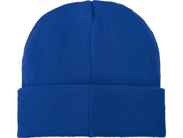 Gorro de lana con parche Boreas Azul detalle 32