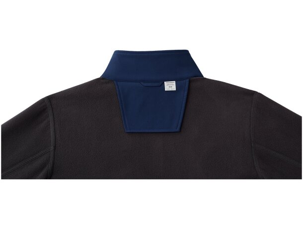 Chaqueta softshell Orion para hombre en poliéster elástico Azul marino detalle 22