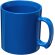 Taza plástico san 300ml con asa integrada personalizable Azul