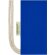 Mochila de cuerdas de algodón orgánico GOTS de 140 g/m² 5L Orissa Azul real detalle 17