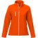 Chaqueta softshell Orion con microforro para mujer Naranja detalle 8