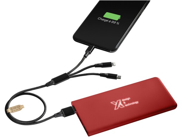 Batería externa SCX.design P15 retroiluminada 5000 mAh detalle 3