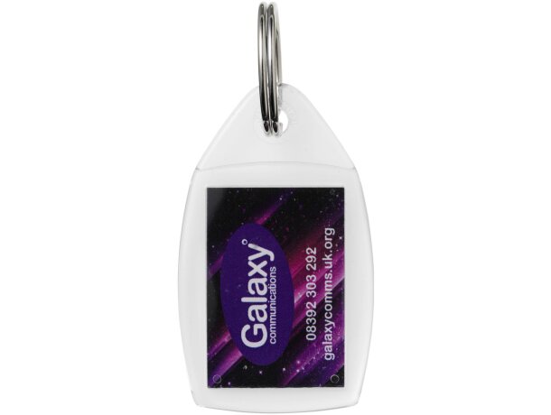 Llavero P5 Access transparente con encarte personalizable Transparente claro detalle 1