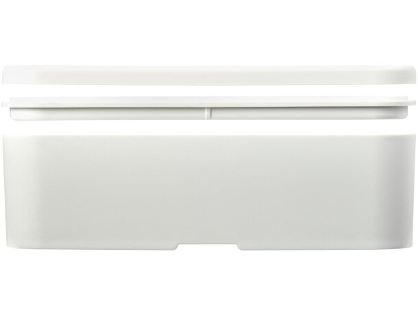 Fiambrera sostenible 700ml MIYO Renew de bioplástico Blanco marfil detalle 54