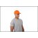 Gorra dividida en 6 paneles. Ideal para merchandising Naranja detalle 21