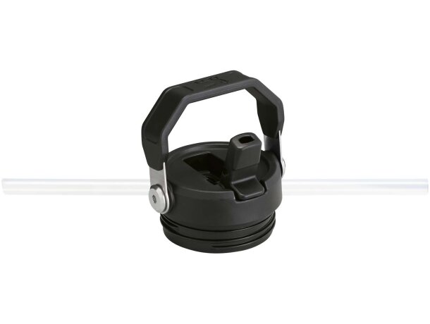 Botella agua Stanley IceFlow con pajita abatible 1,06 litros Negro intenso detalle 3